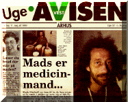 Ugeavises forside, august '99.  Klik for et st�rre foto!
