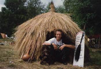Mads Ndaturu Bischoff på Utamaduni lejren i Danmark